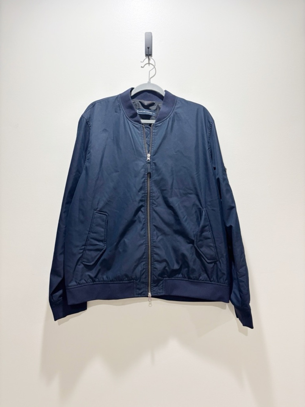 Everlane Navy Bomber Jacket Uniform Classic Sleek Size XXL
